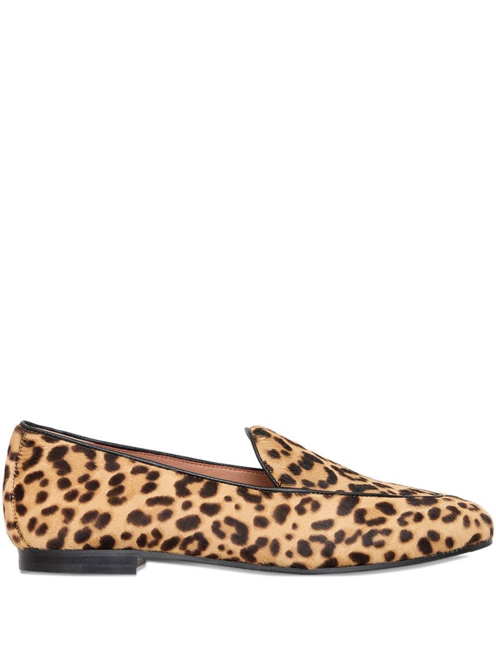 Aquazzura Leopard-print Glove Slipper Shoes In Multi