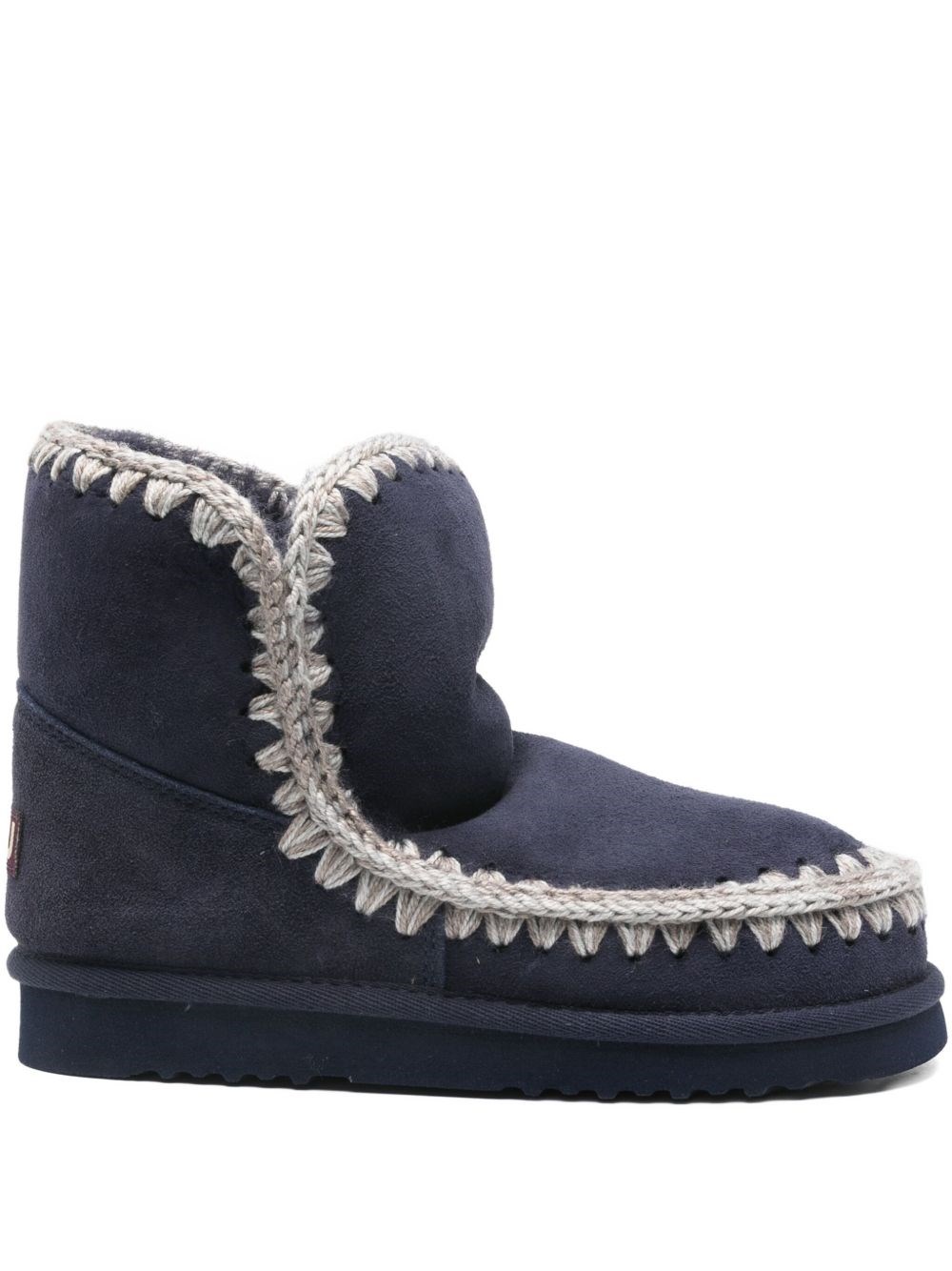 Mou Eskimo 18 Double Face Sheepskin Boots In Blue