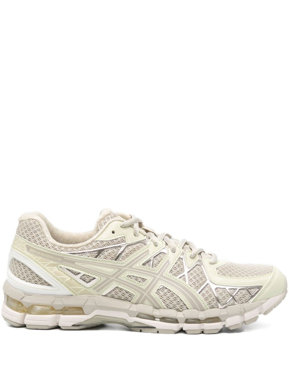Asics Gel-kayano 20 Logo-patch Sneakers In Animal Print