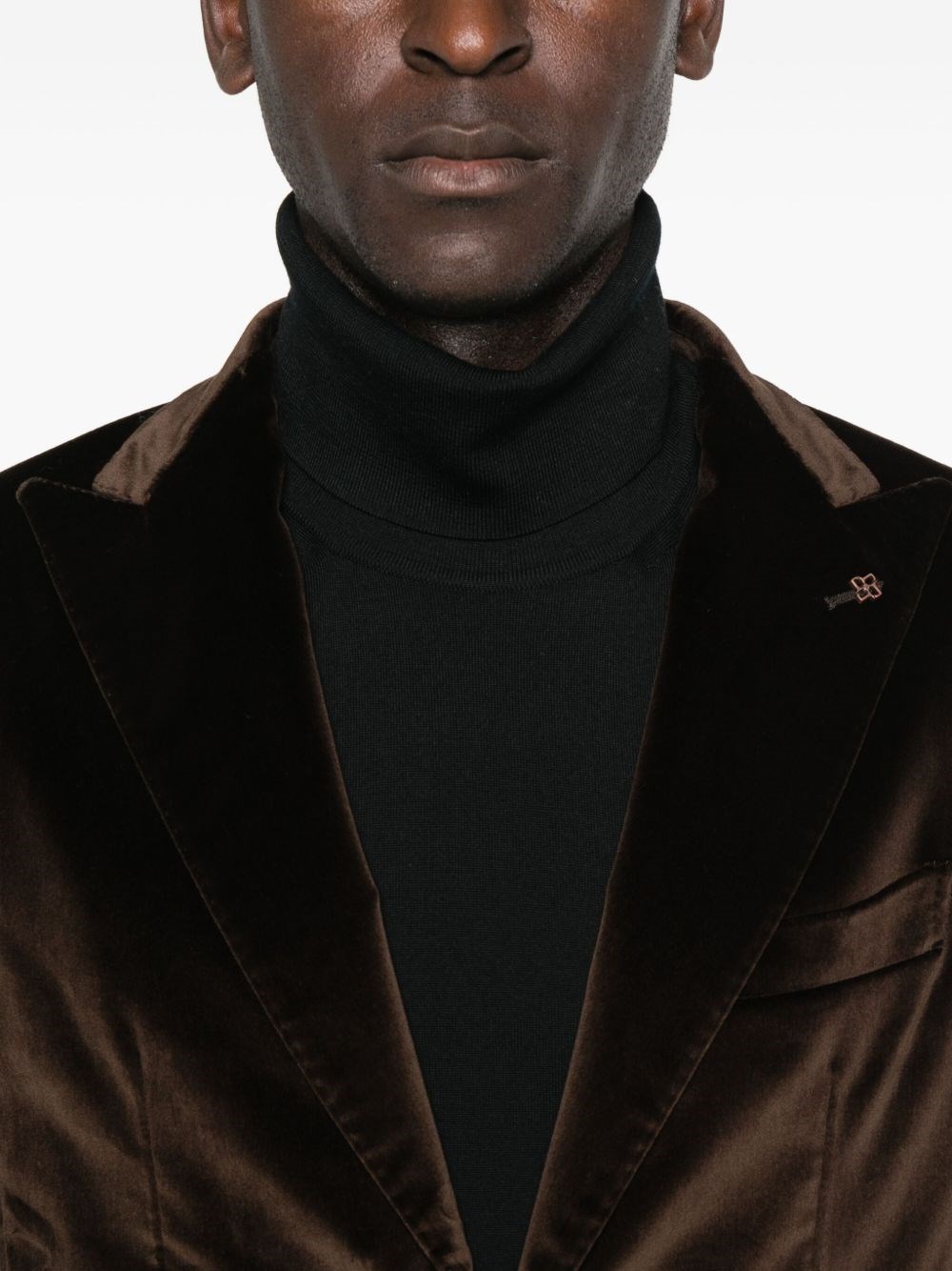 Tagliatore Green Jackets In Brown