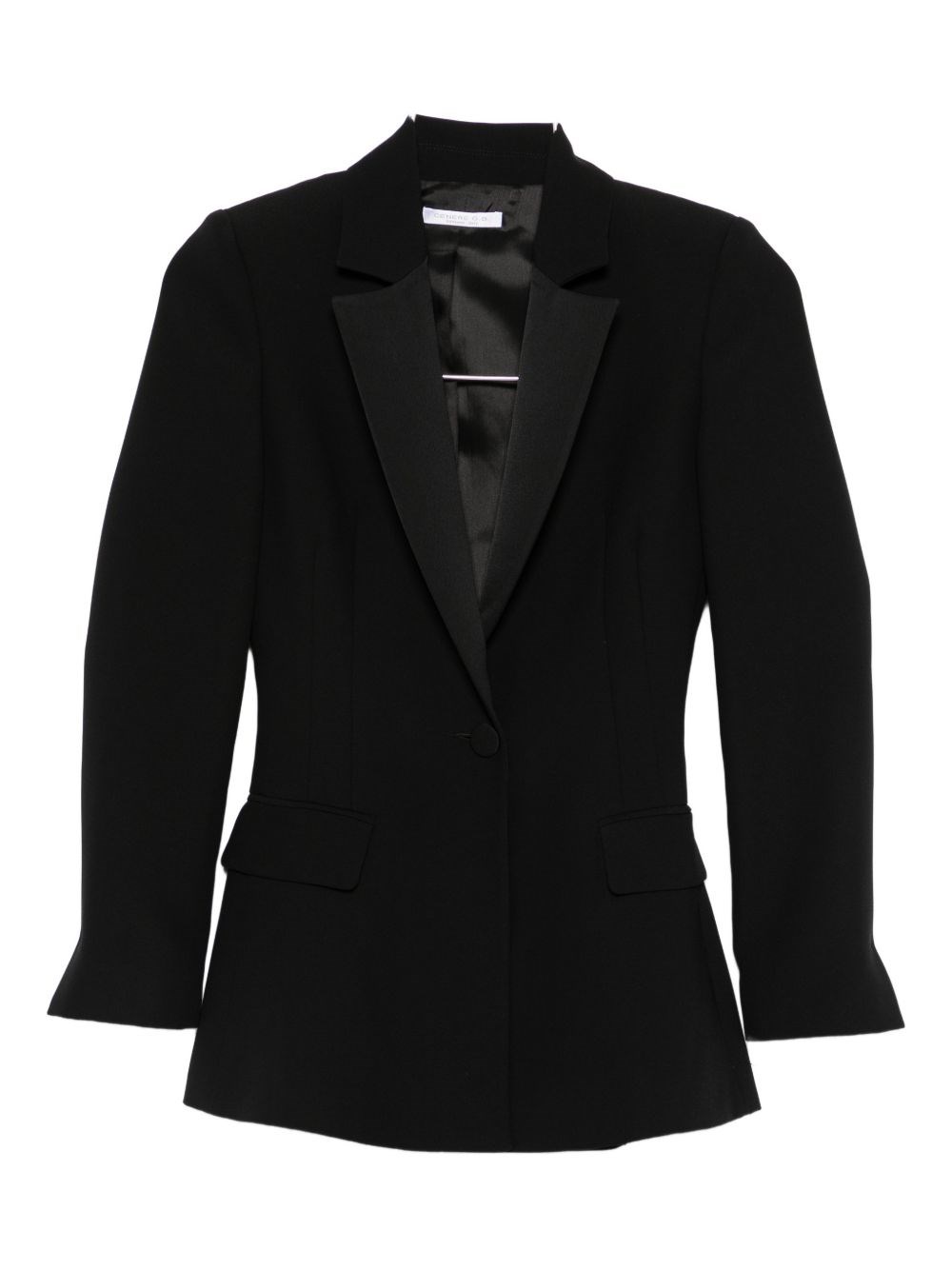 Cenere Gb Black Single-breasted Jacket In Black