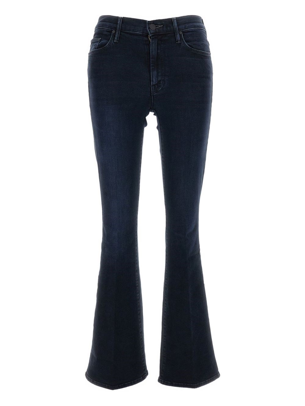 Mother Flared Jeans In Blue