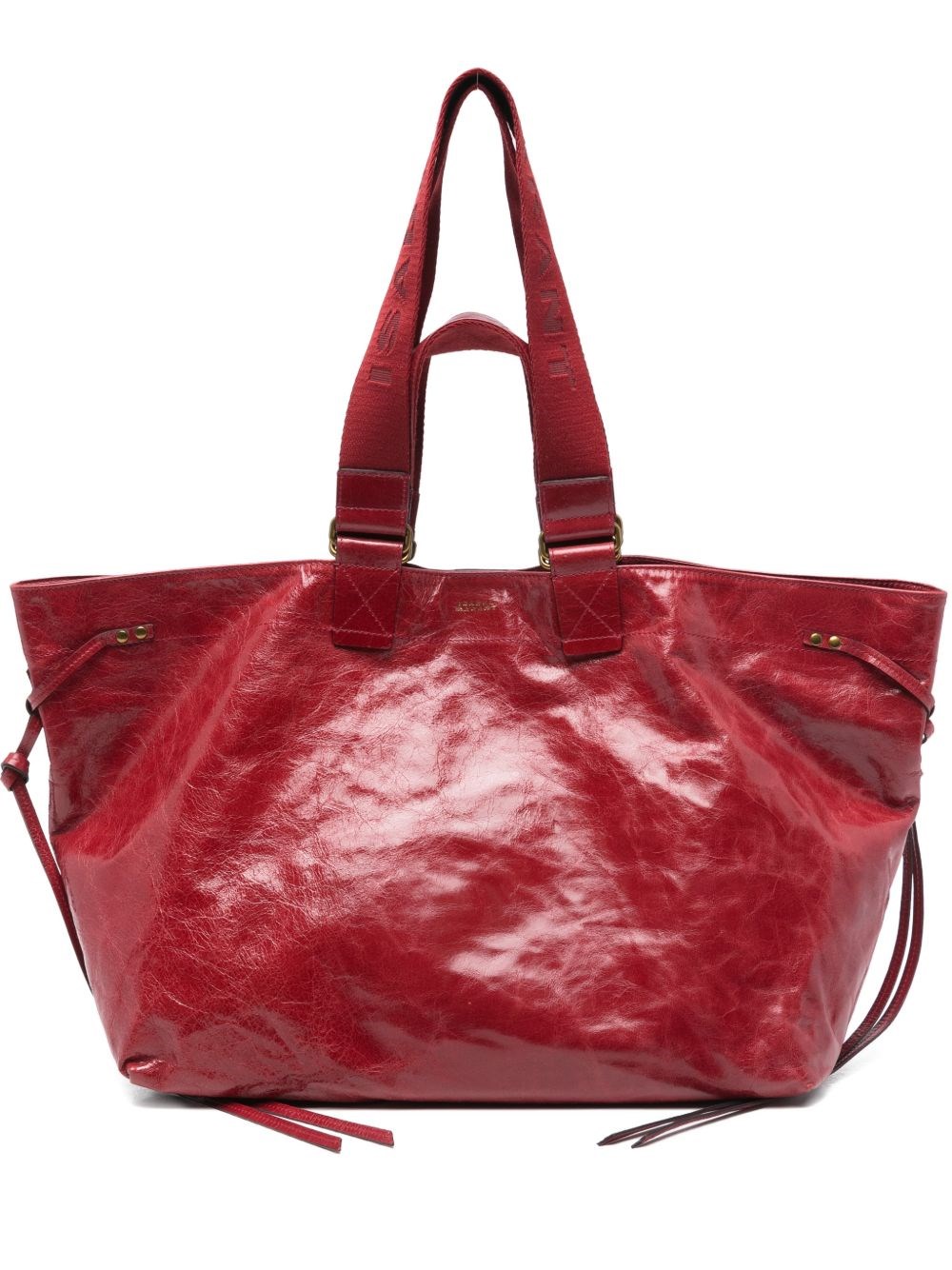 Isabel Marant Wardy Tote Bag With Handle In Red