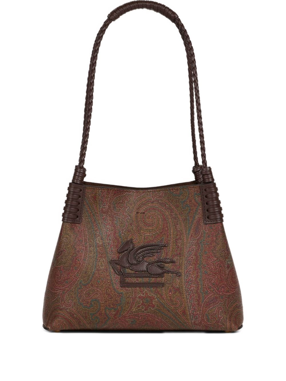 Etro Arnica Libra Small Tote Bag In Brown