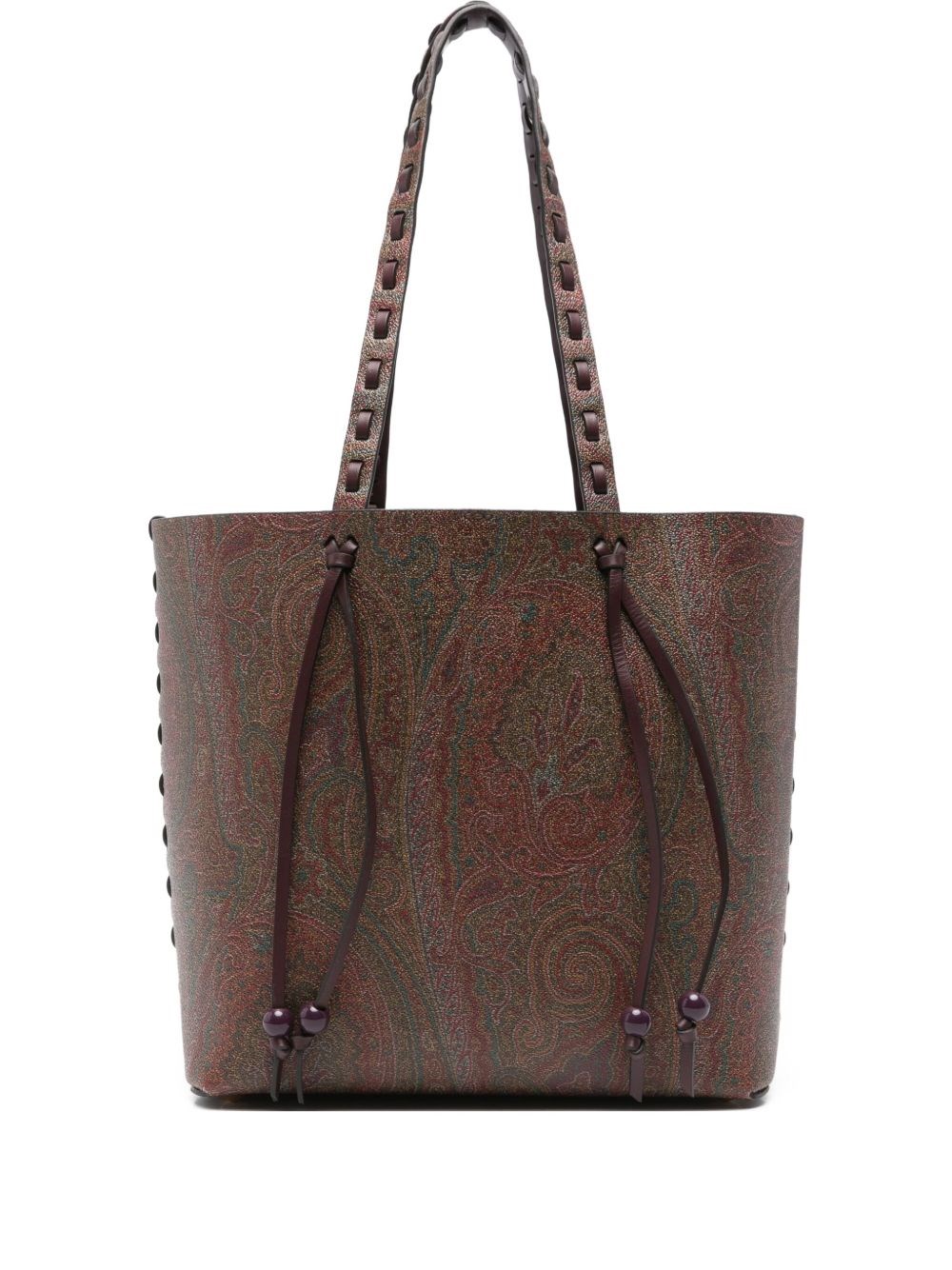 Etro Paisley Print Tote Bag In Red
