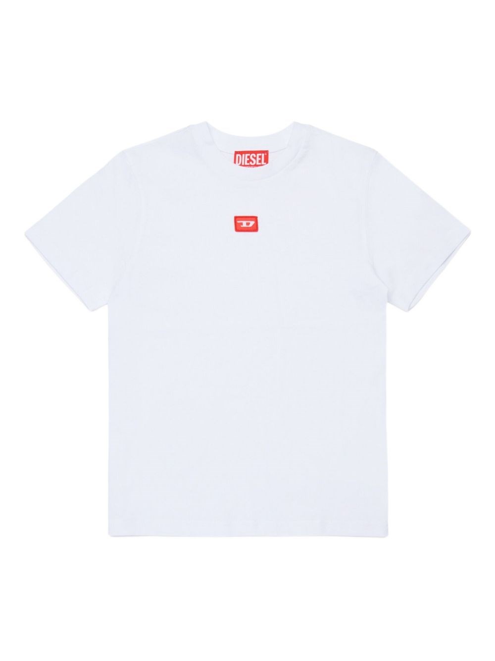 Diesel Kids Ragazzo Bianco Maglietta Con Logo