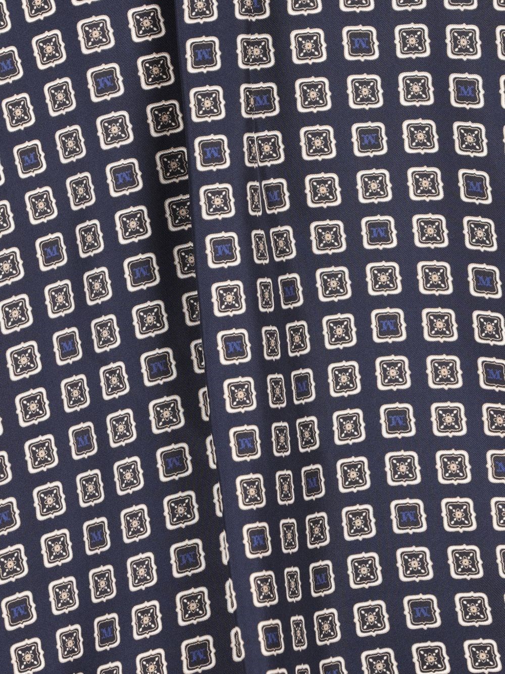 Max Mara Patterned Shirt In Blue