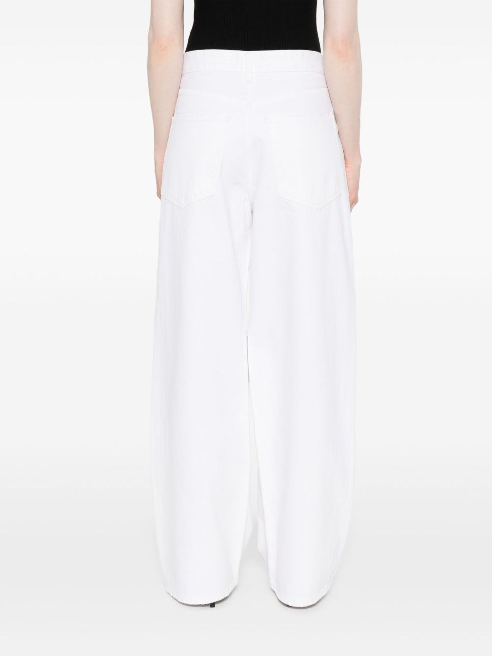 Agolde Cotton Jeans In White