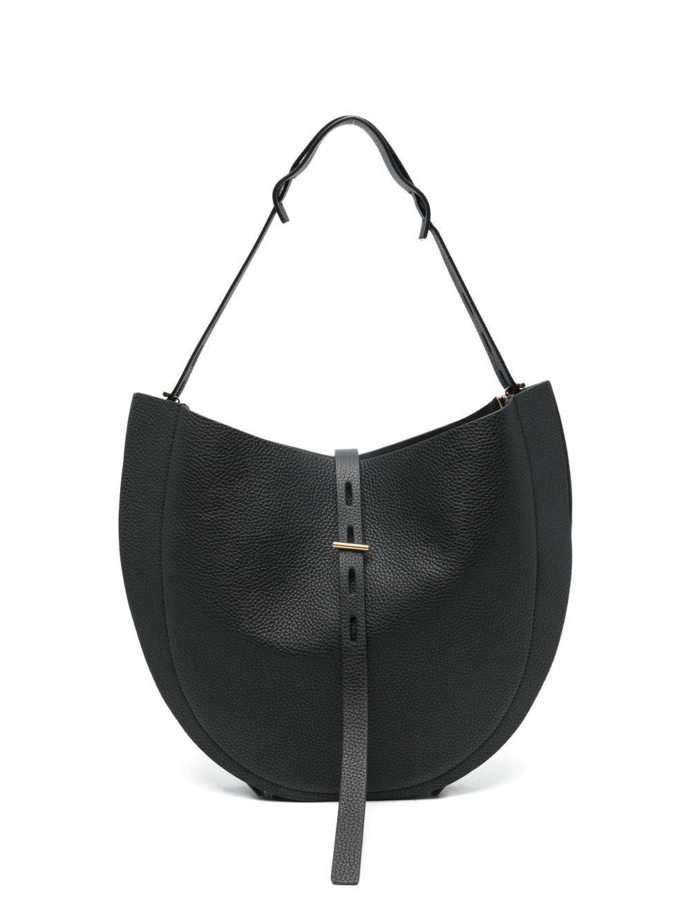 Minobossi Shoulder Bag "liz" With Structured Strap In Black