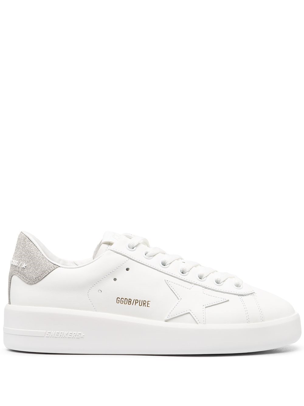 Golden Goose White Leather Sneakers