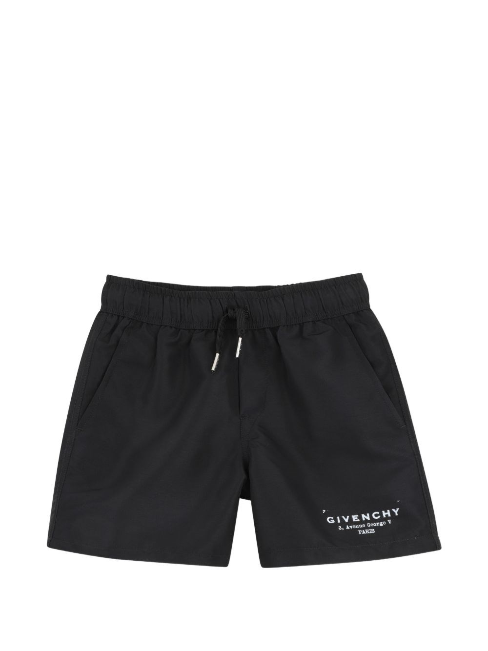 Givenchy Drawstring Swim Shorts In Black