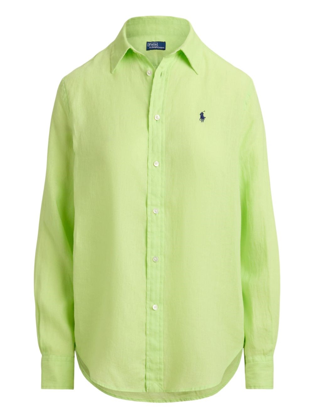 Polo Ralph Lauren Donna Verde Camicia Con Bottoni