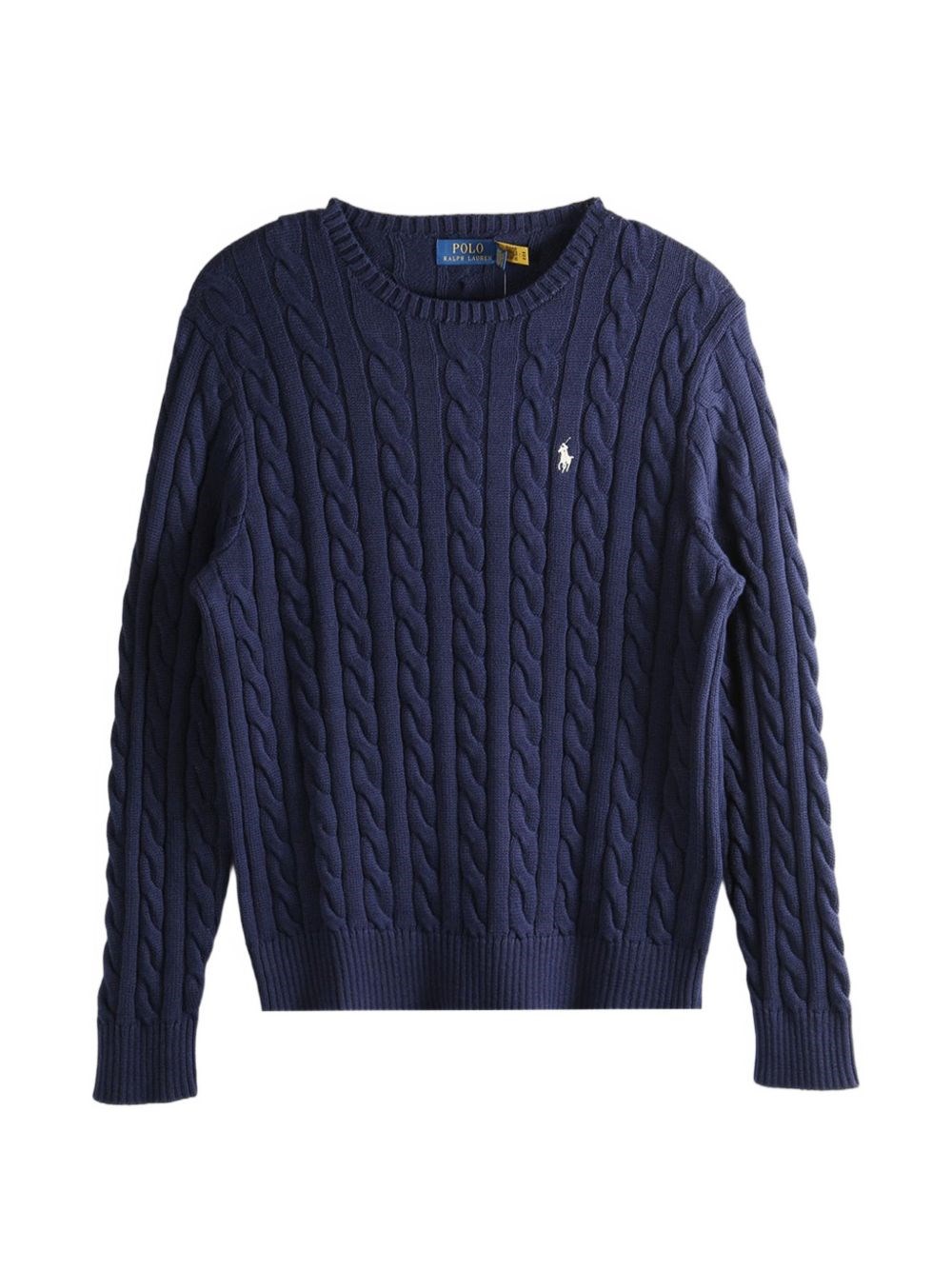 Polo Ralph Lauren Navy Blue Cable Knit Sweater