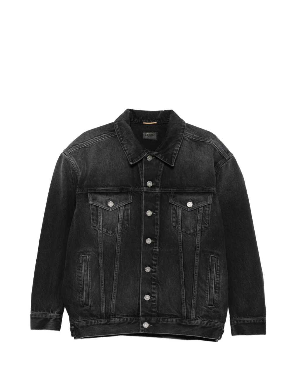 Saint Laurent Oversized 70s-inspired Statement Jacket In Black