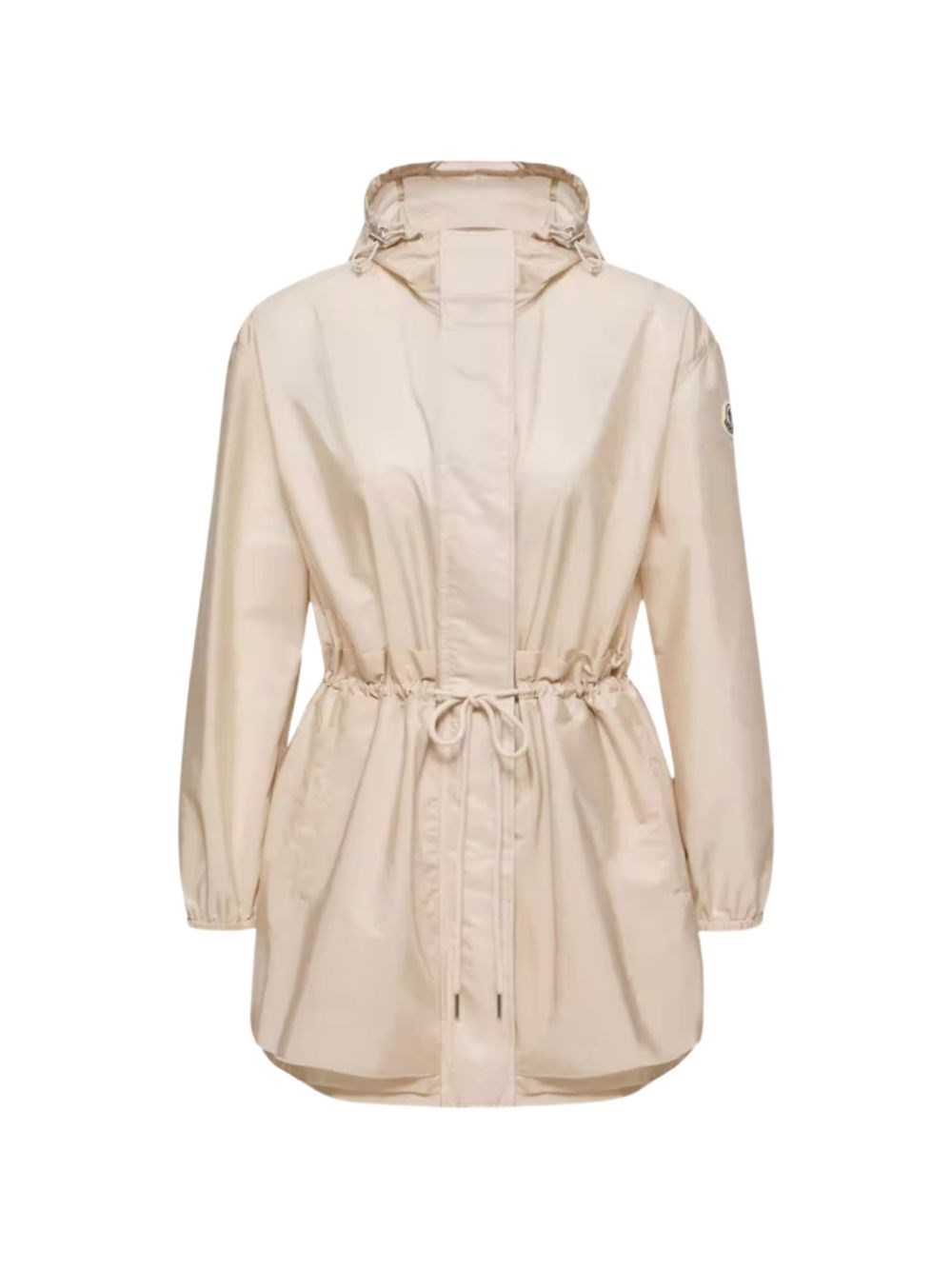 Moncler Coat "weteau" With Hood In White