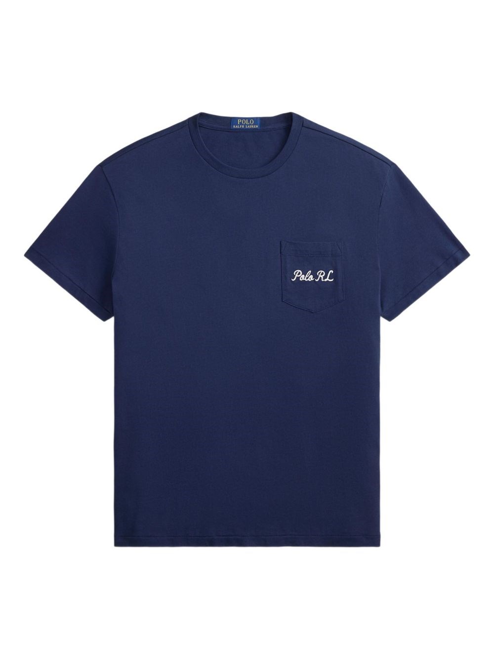 Polo Ralph Lauren Uomo Blu T-Shirt Girocollo Mezza Manica