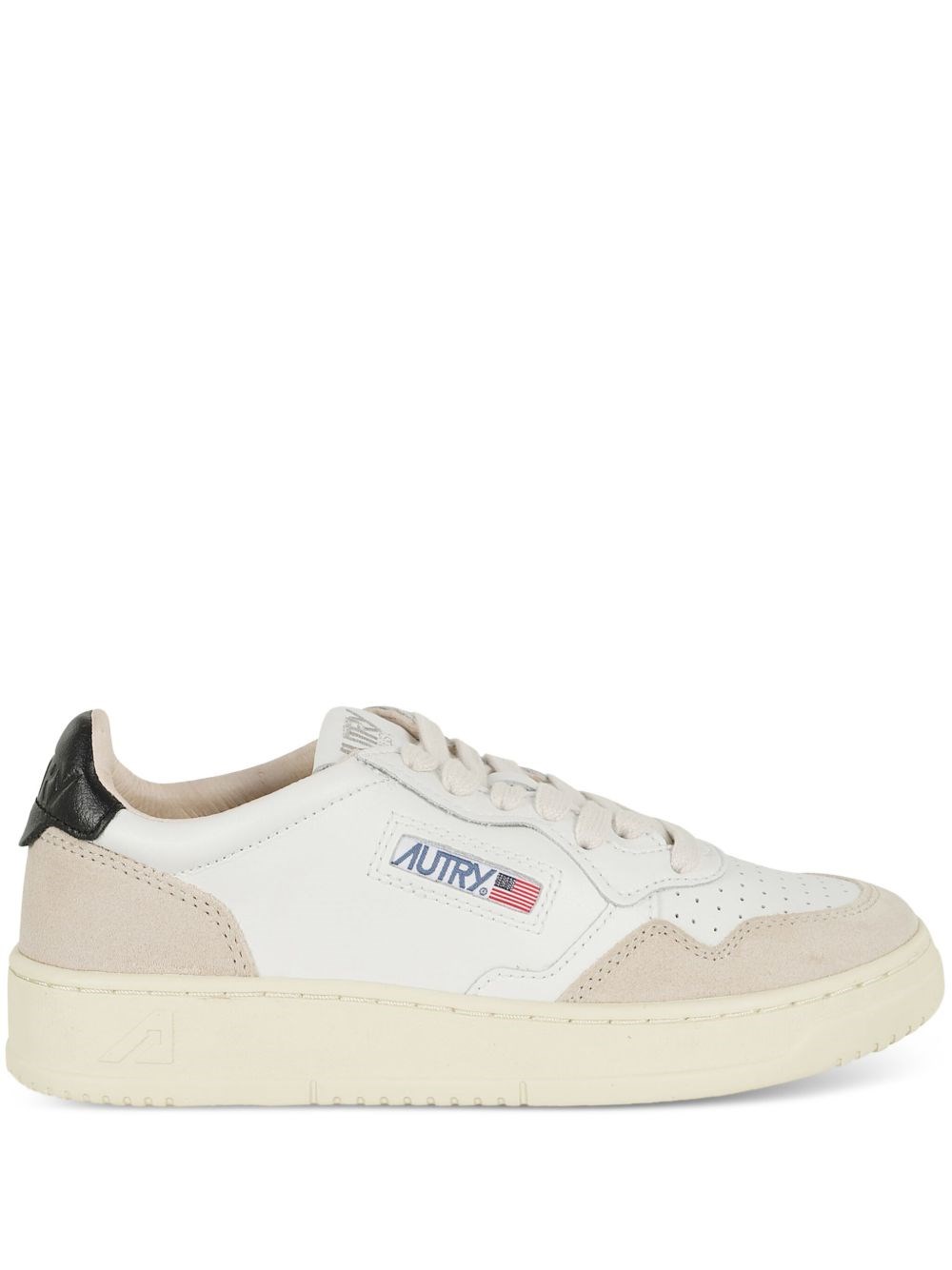 Autry Donna Bianco Sneakers Medalist In Pelle
