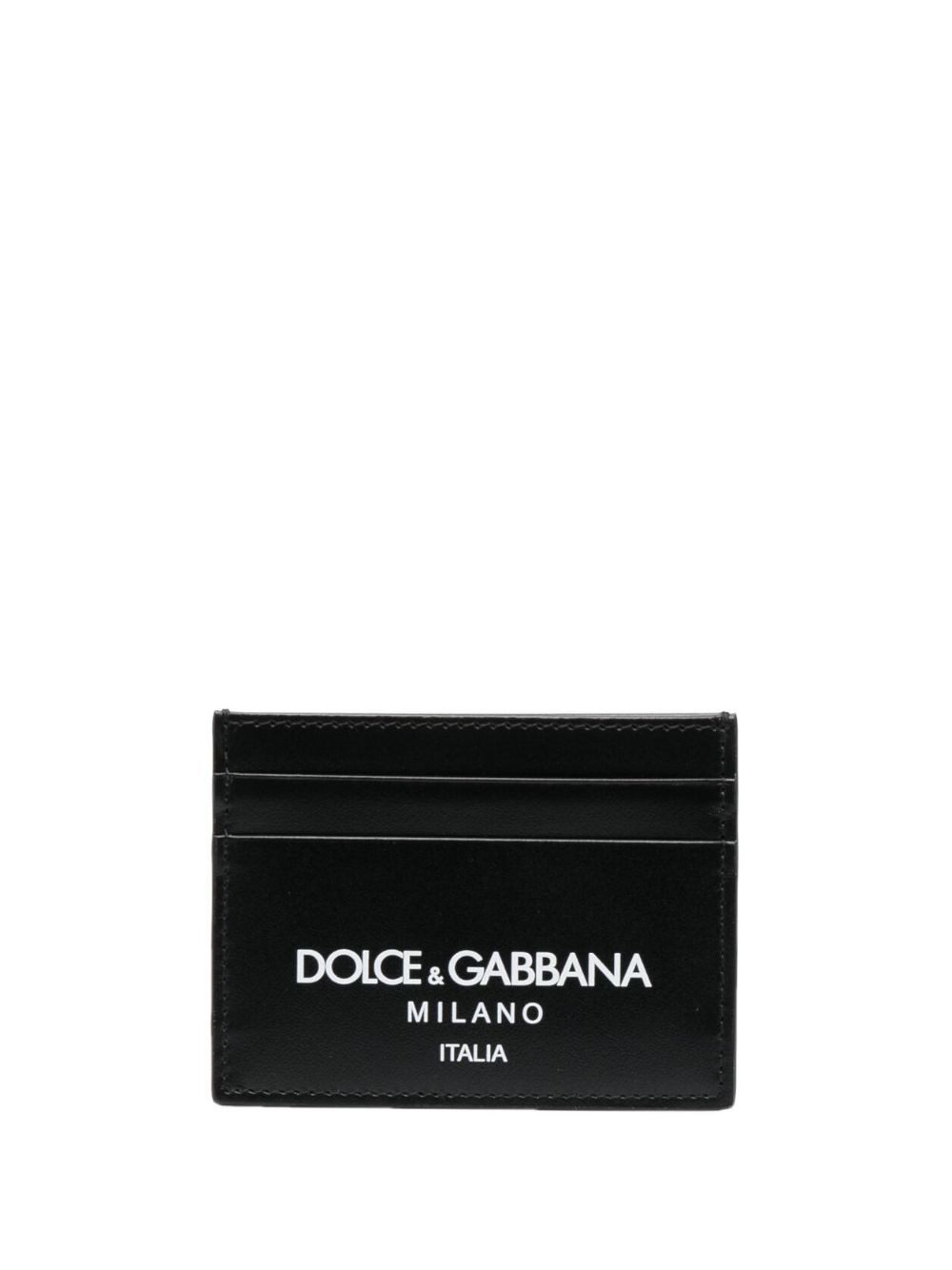 Dolce & Gabbana Cardholder With  Print In Black