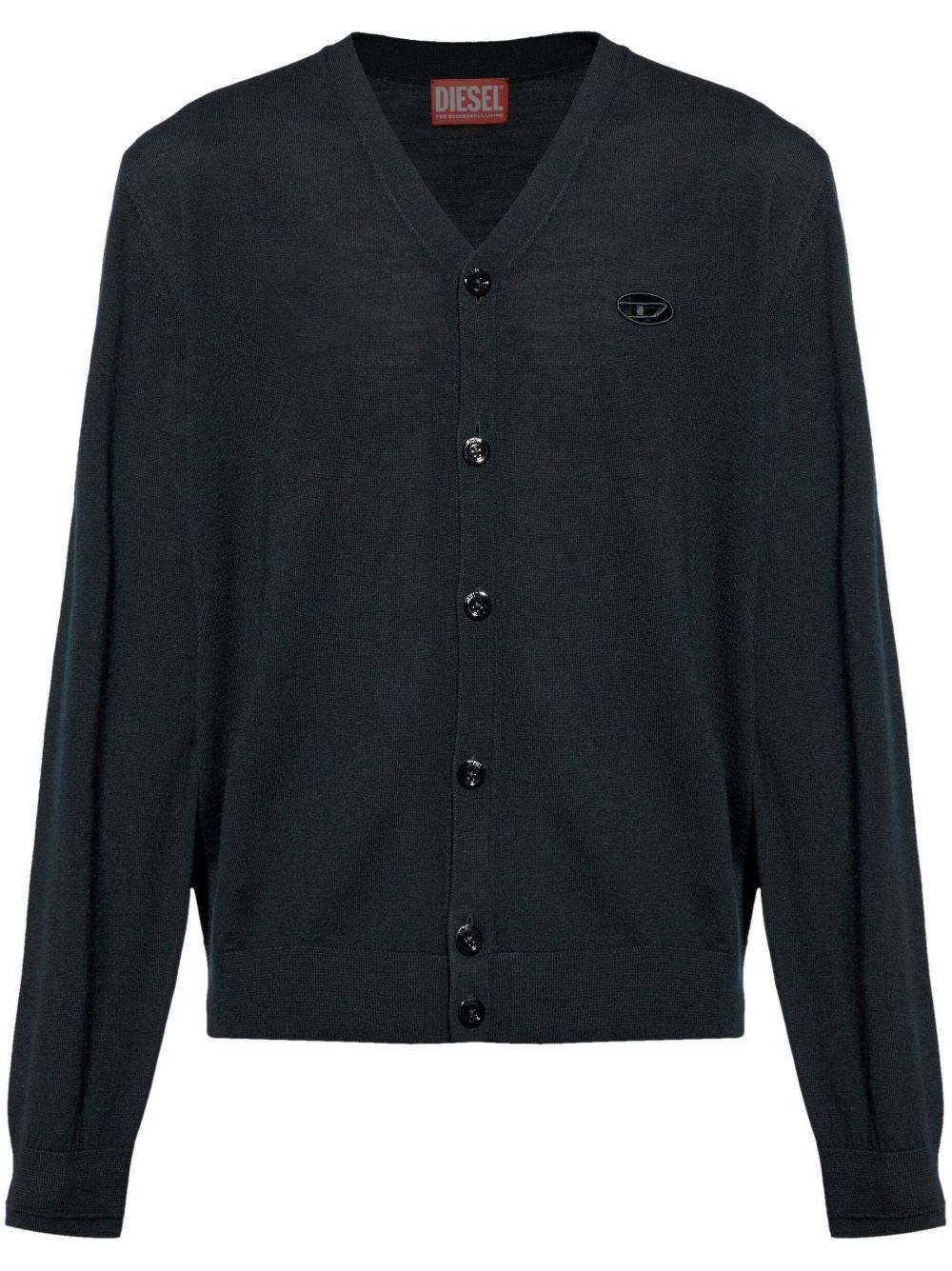 Diesel Uomo Nero Cardigan K-Volto