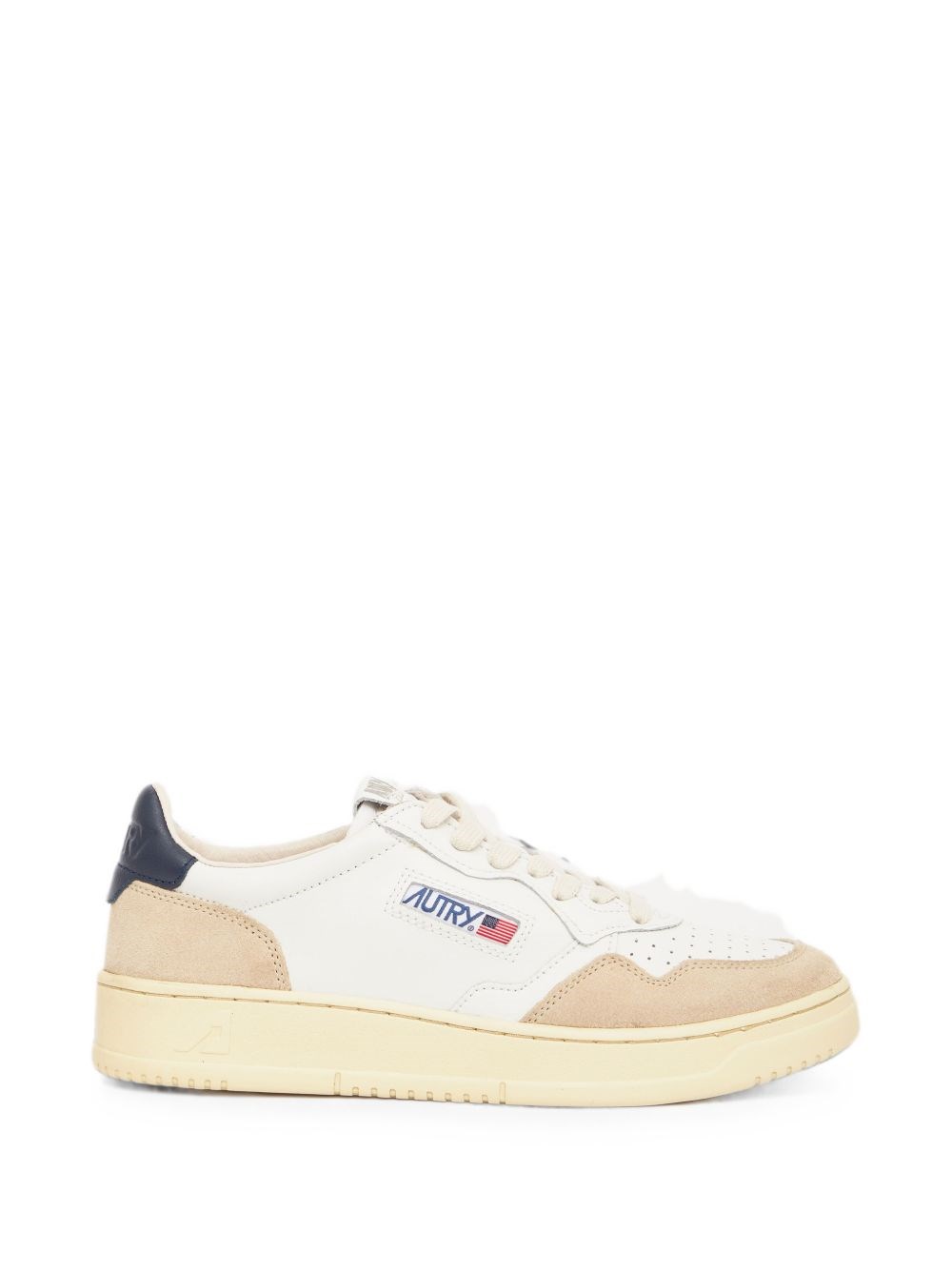 Autry Uomo Bianco/Blu Sneakers Medalist In Pelle - Immagine 8