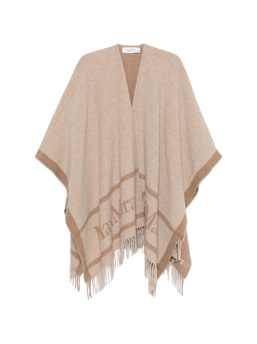 Max Mara Hilde Cape In White