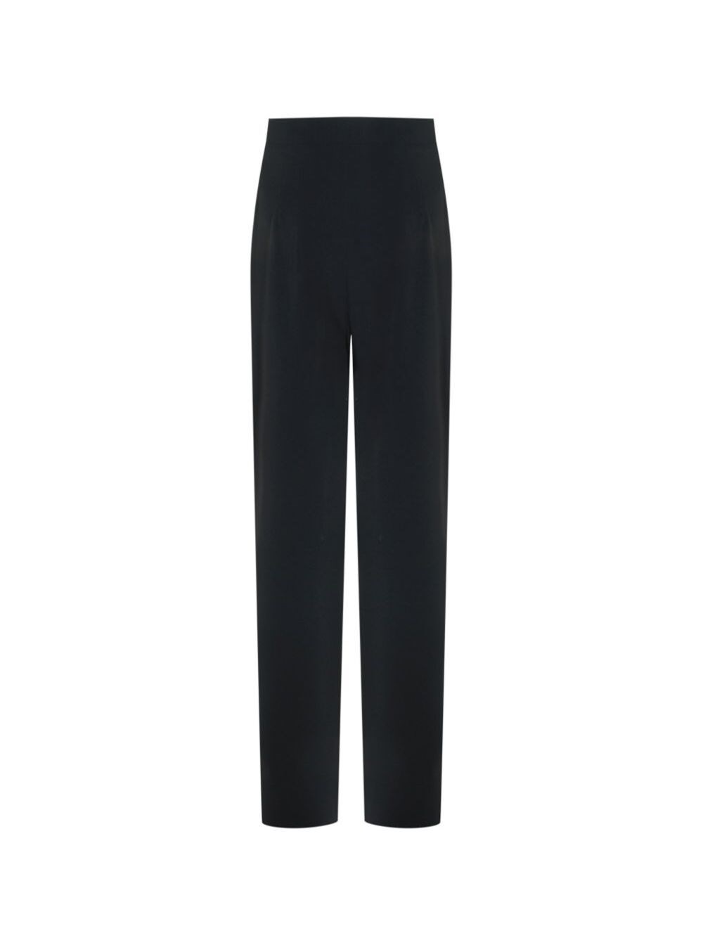 Max Mara Donna Blu Pantaloni Dritti In Navy