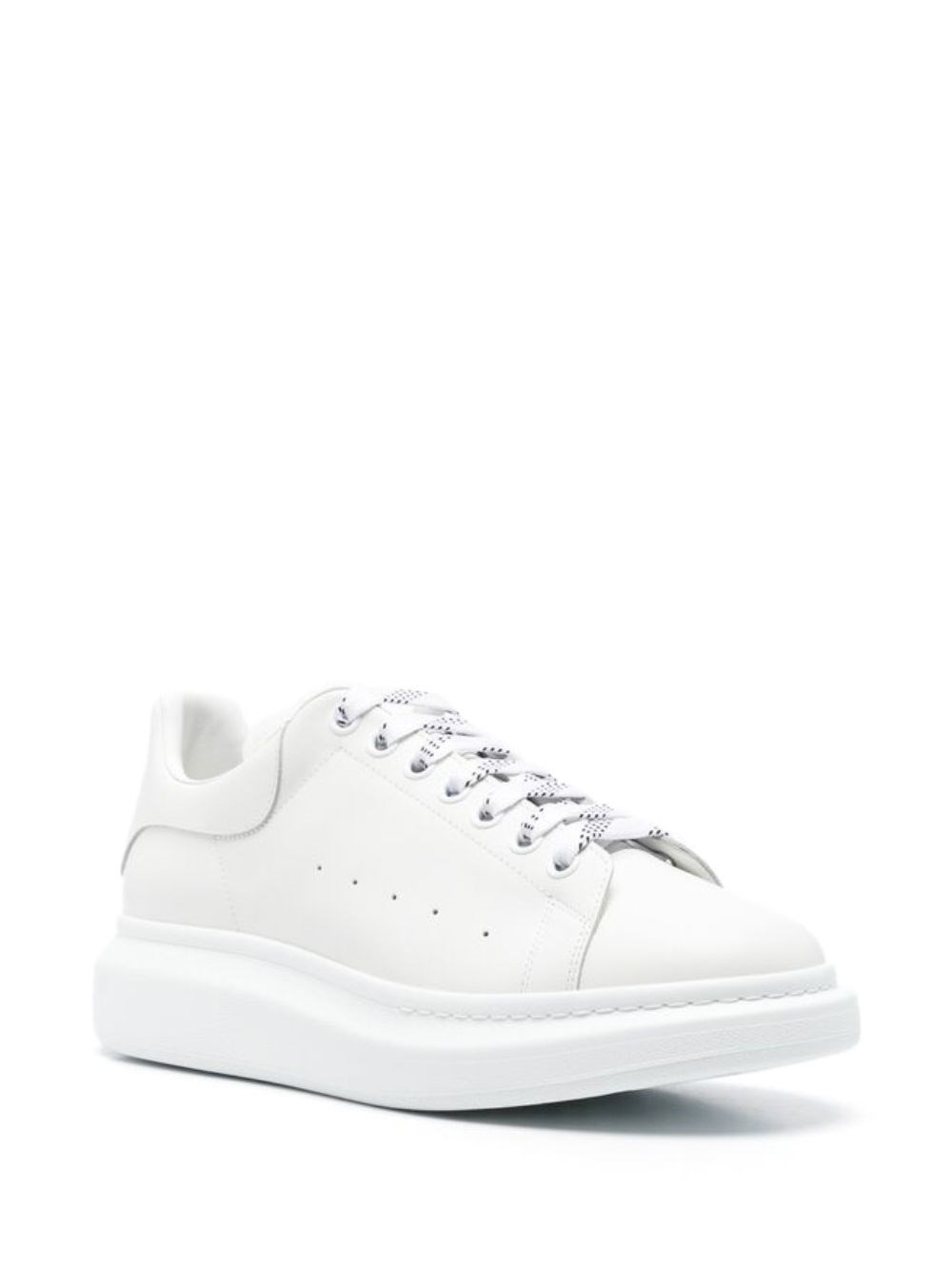 Alexander Mcqueen Oversized Leather Sneakers In White