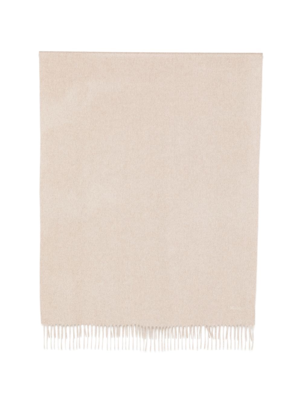 Max Mara Baci Scarf In Beige In White