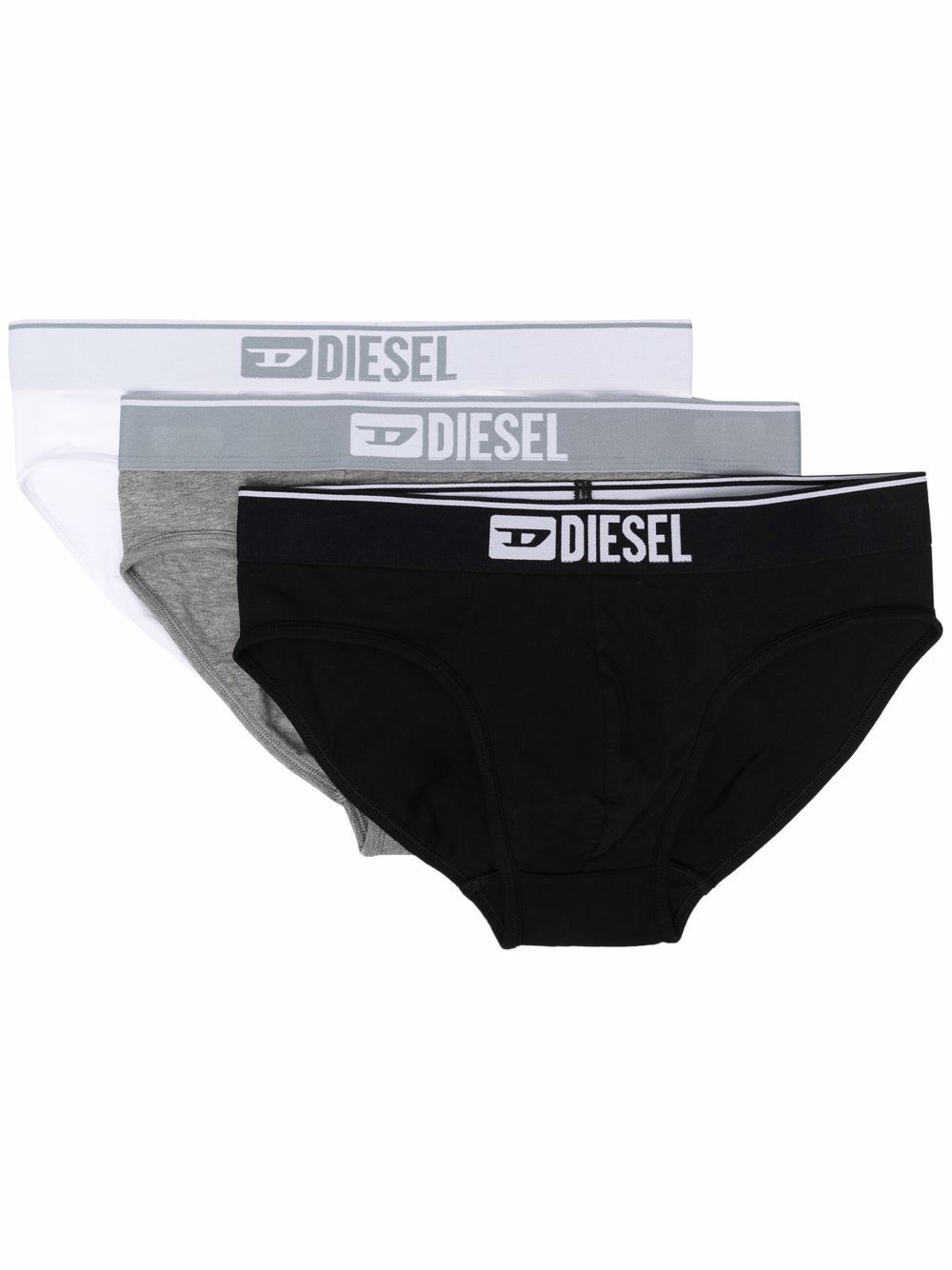 Diesel Set Of Three Multicolor Briefs