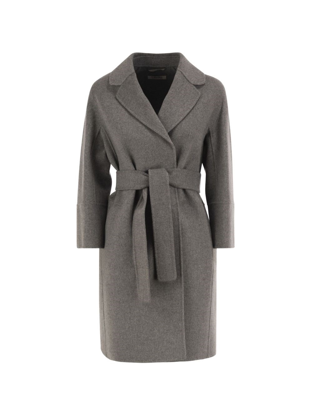 's Maxmara Wool Coat With Belt In Gray