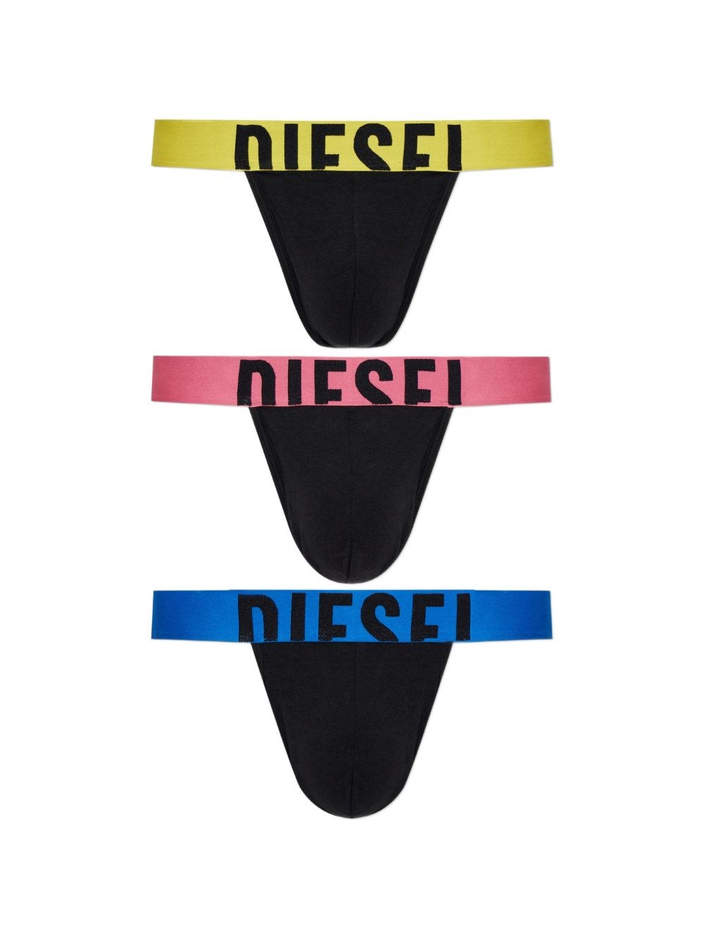 Diesel Uomo Nero Perizoma Fritz-D-Pop (3 Pezzi)