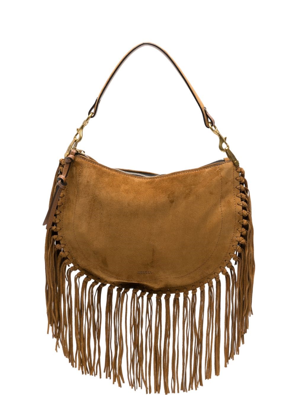 Isabel Marant Shoulder Bag With Fringes In Brown