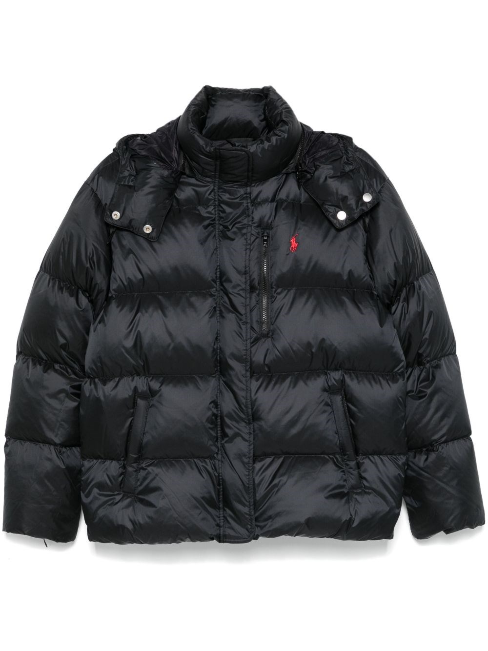 Polo Ralph Lauren Quilted Down Jacket In Black