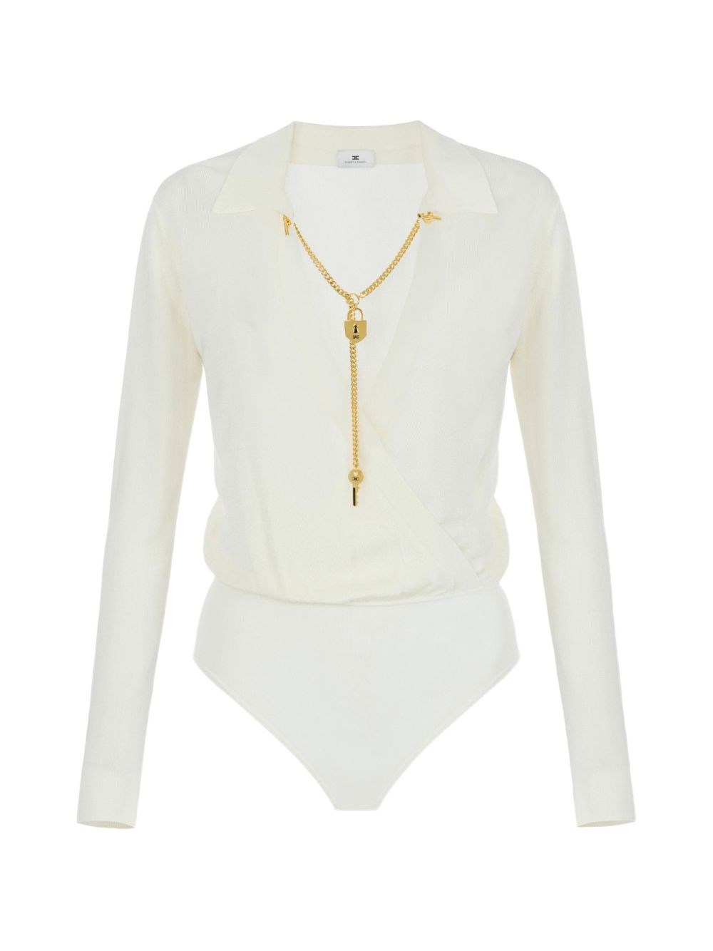 Elisabetta Franchi Donna Bianco Top, S, New, - Immagine 4
