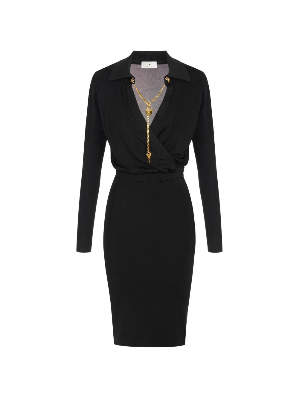 Elisabetta Franchi Donna Nero Abiti, L, New, - Immagine 5