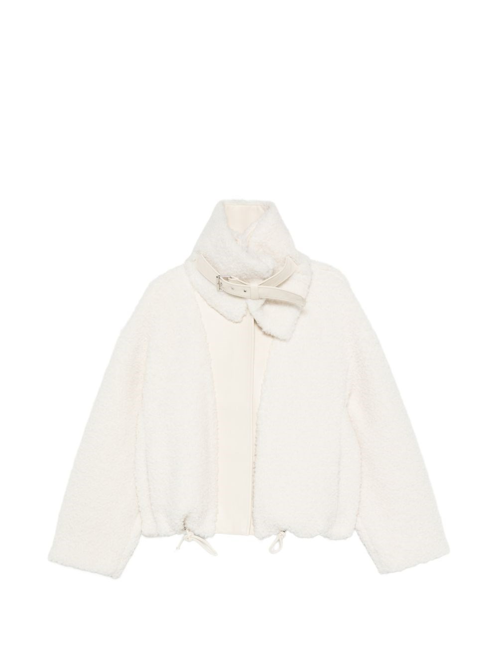 Sportmax Donna Bianco Giacca Filtro Con Zip