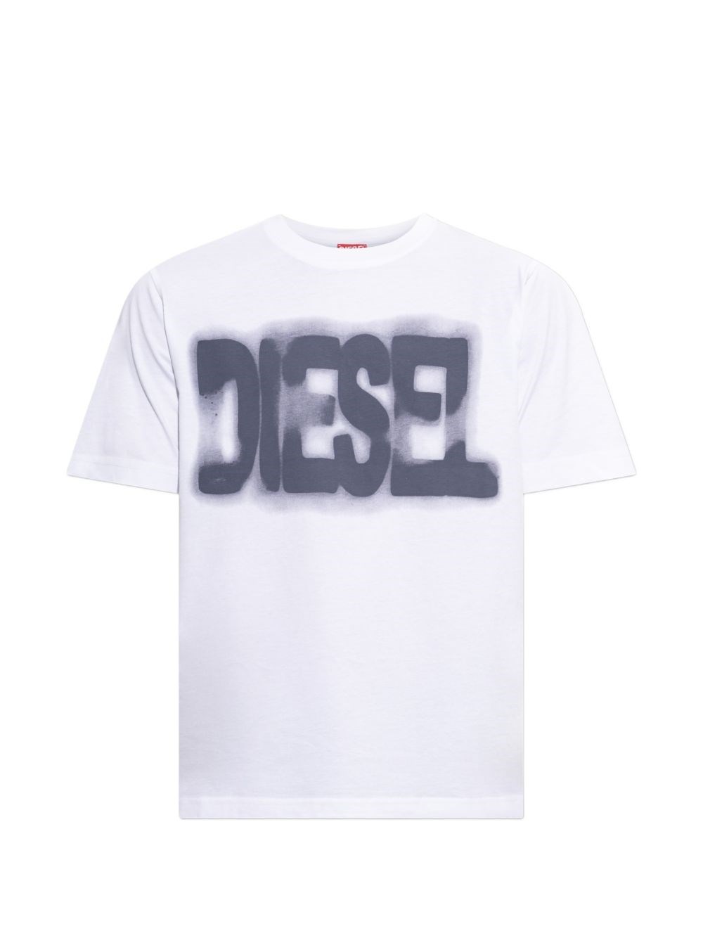 Diesel Uomo Bianco T-Shirt T Adjust Aa6 Bianca