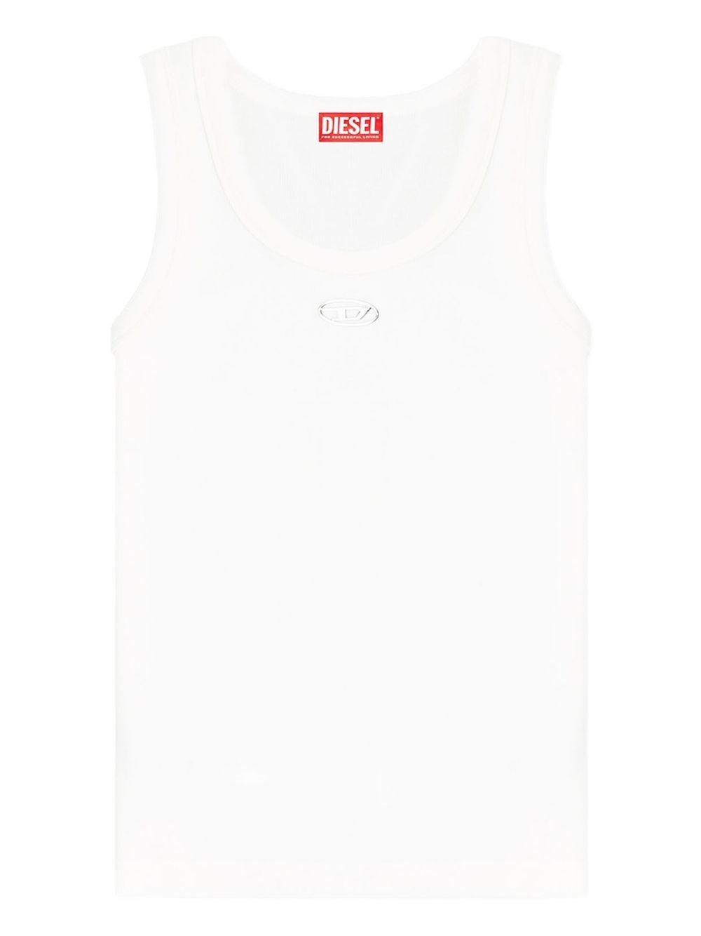 Diesel Tank Top With Logo In White