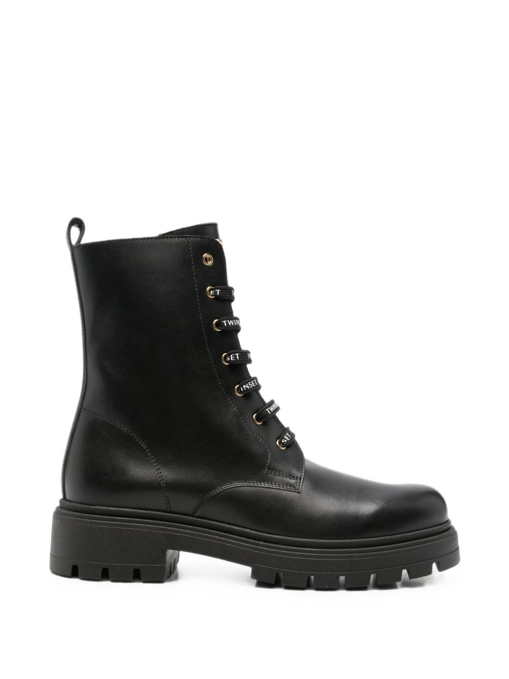 Twinset Kids Ragazza Nero Anfibio Allacciato