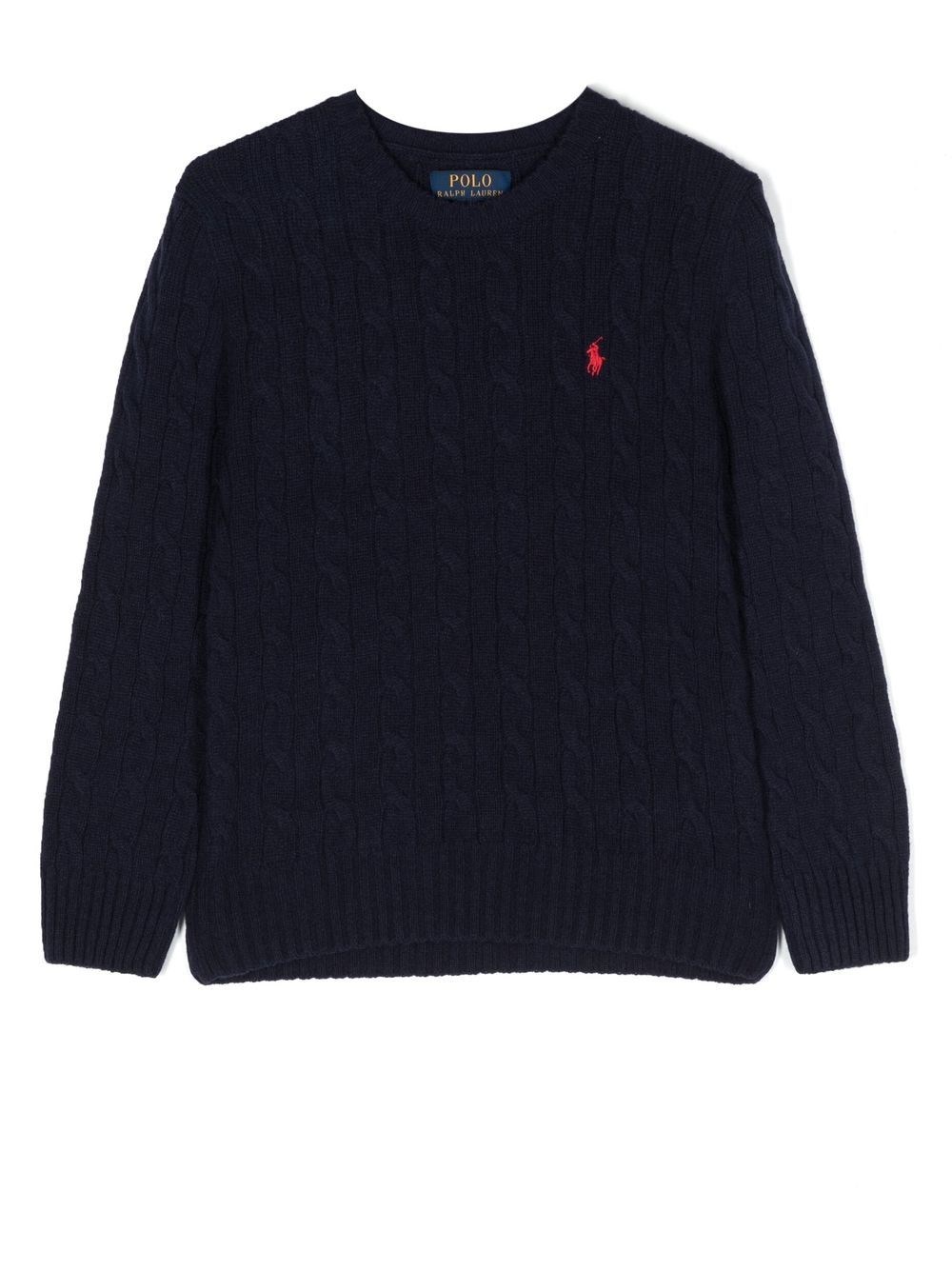 Polo Ralph Lauren Uomo Blu - Maglioni A Collo Rotondo - Knitwear - M - Immagine 3