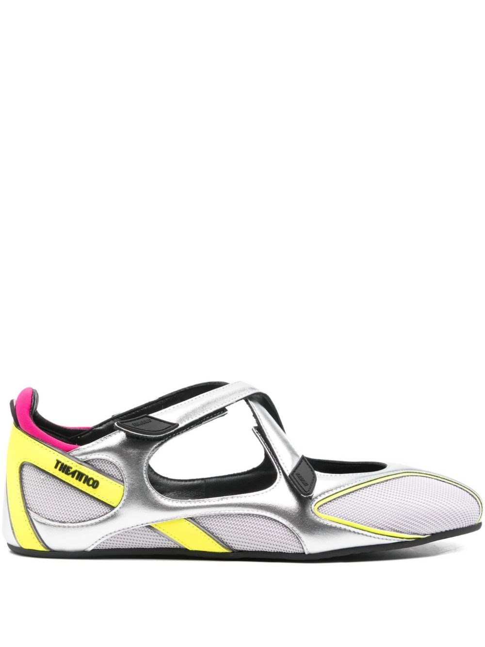 The Attico Donna Argento Ballerine Floor 01