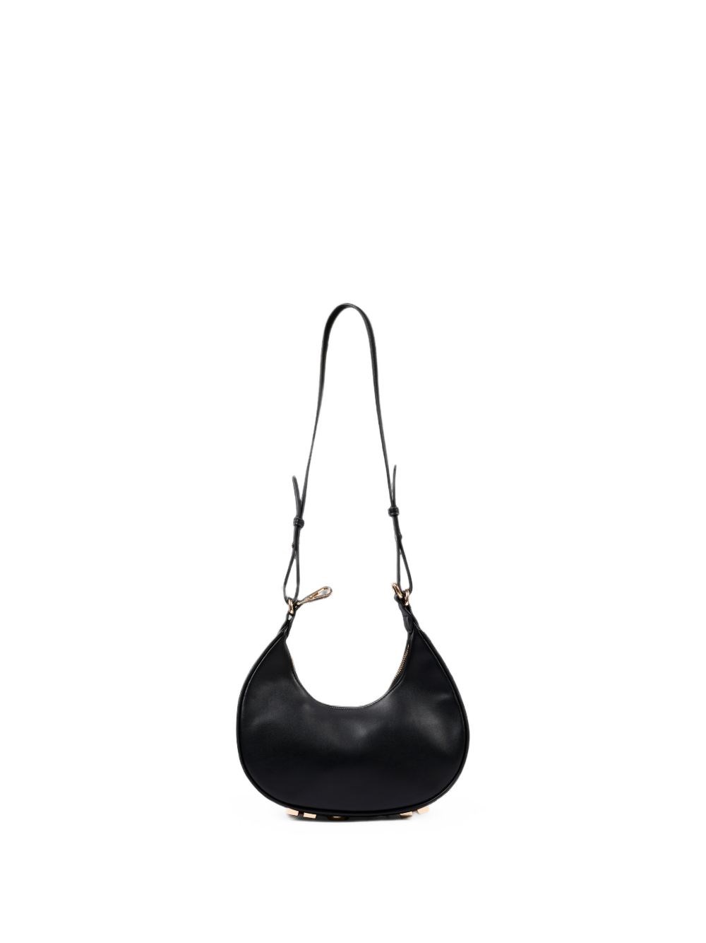 Msgm Kids Ragazza Nero Borsa A Spalla Con Placca Logo