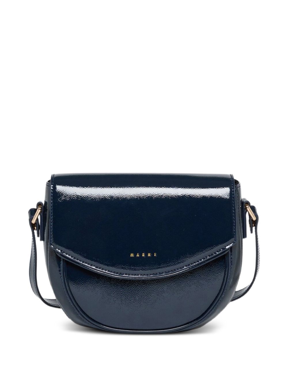 Marni Kids Ragazza Blu Borsa A Spalla Smile Con Logo