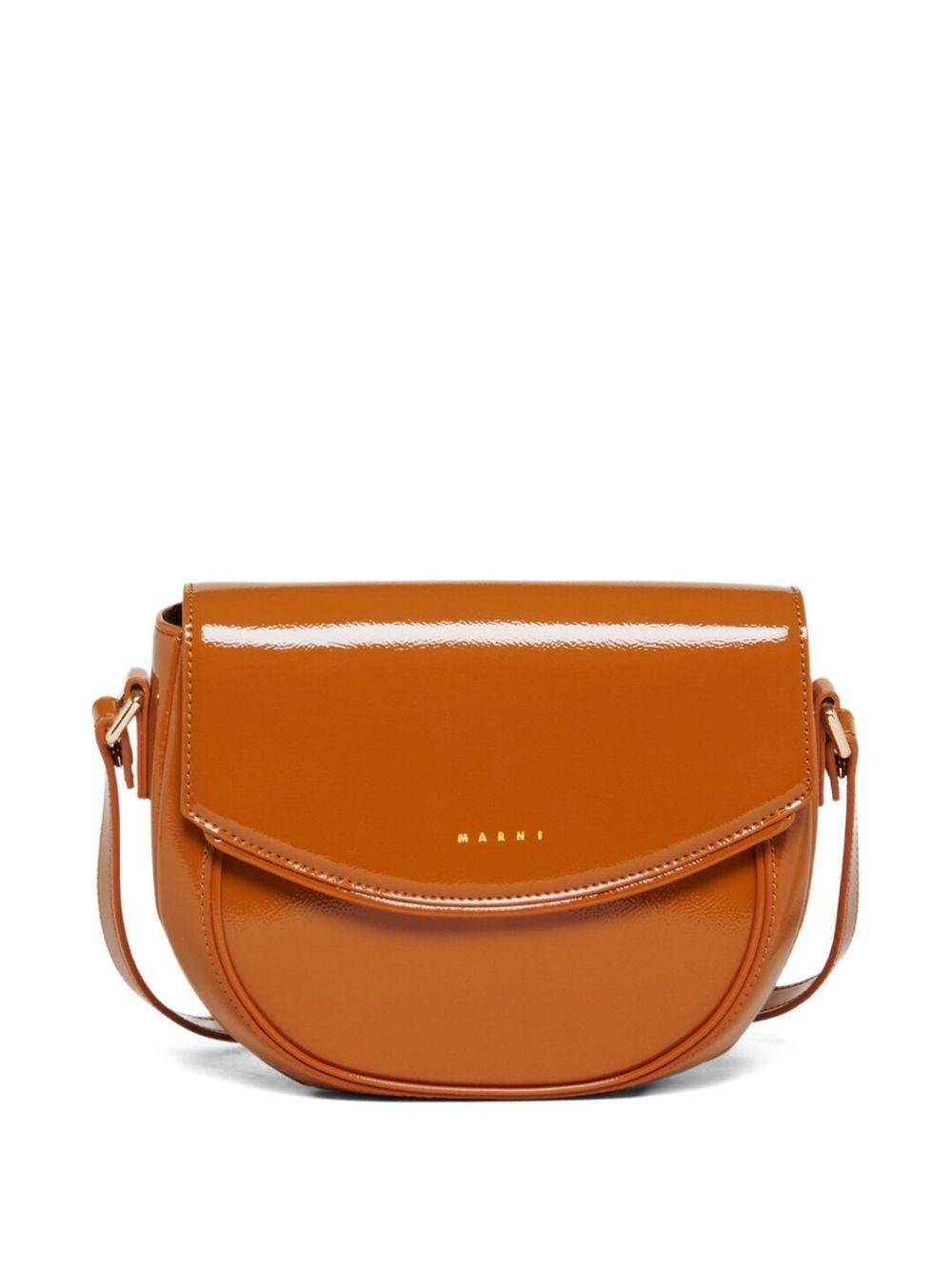 Marni Kids Ragazza Marrone Borsa A Spalla Smile Con Logo