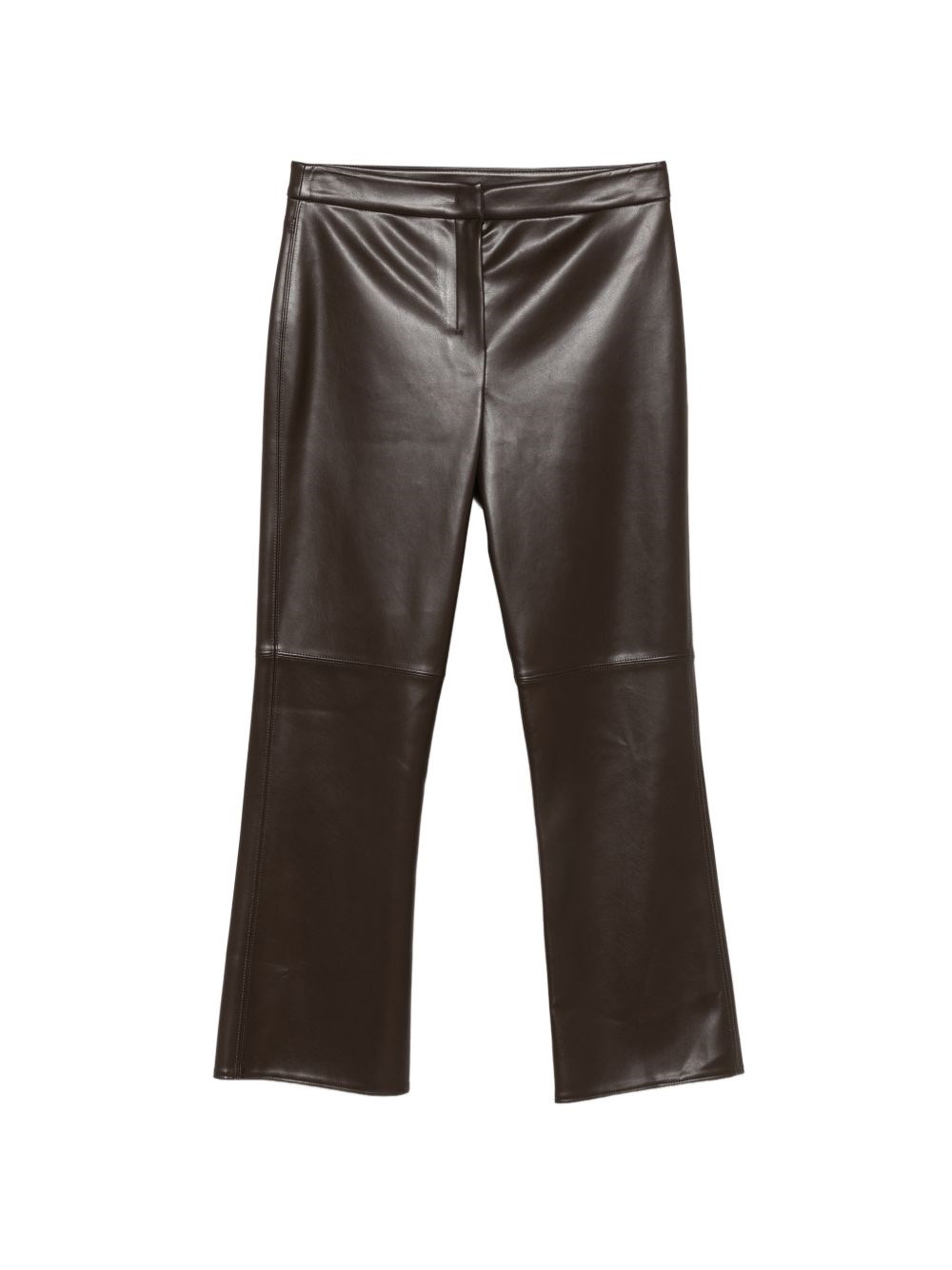's Maxmara Straight-leg S Max Mara Trousers With Smooth Finish In Brown