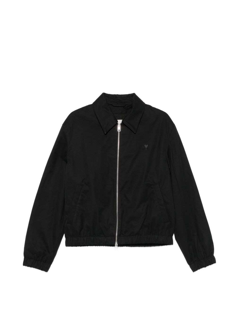 Ami Paris Uomo Nero - Giacca Con Zip Ami De Coeur - Jackets - L - Immagine 2