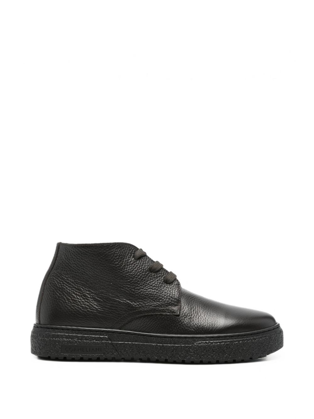 Corneliani Brown Leather Ankle Boot