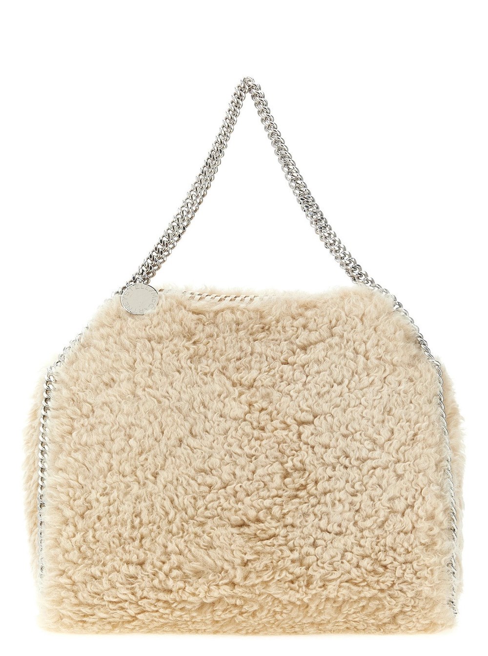 Stella Mccartney Donna Beige - Borsa A Spalla Falabella Mini - Bags - One Size - Immagine 2