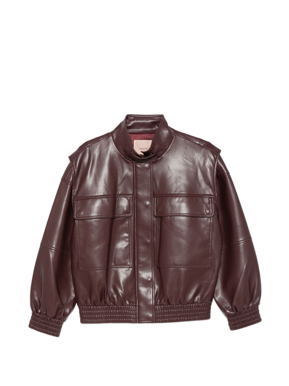 Twinset Donna Rosso - Giacca Bomber - Jackets - M - Immagine 2