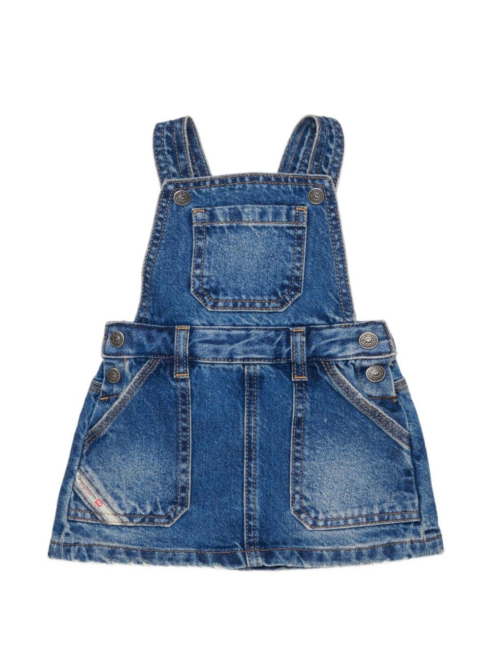Diesel Blue Pine Pattern Overalls